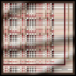 PLAID BEIGE-RED-MIX