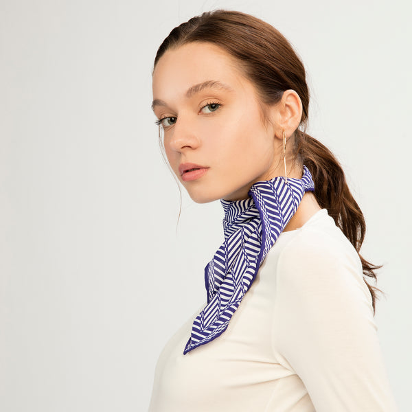 HERRINGBONE SCARF + BRACELET SET