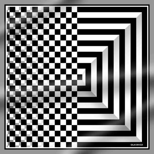 CHECKERS BLACK-WHITE