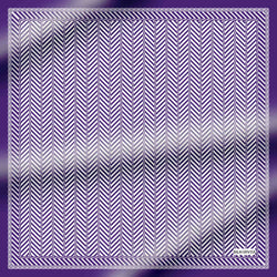 HERRINGBONE WHITE-PURPLE