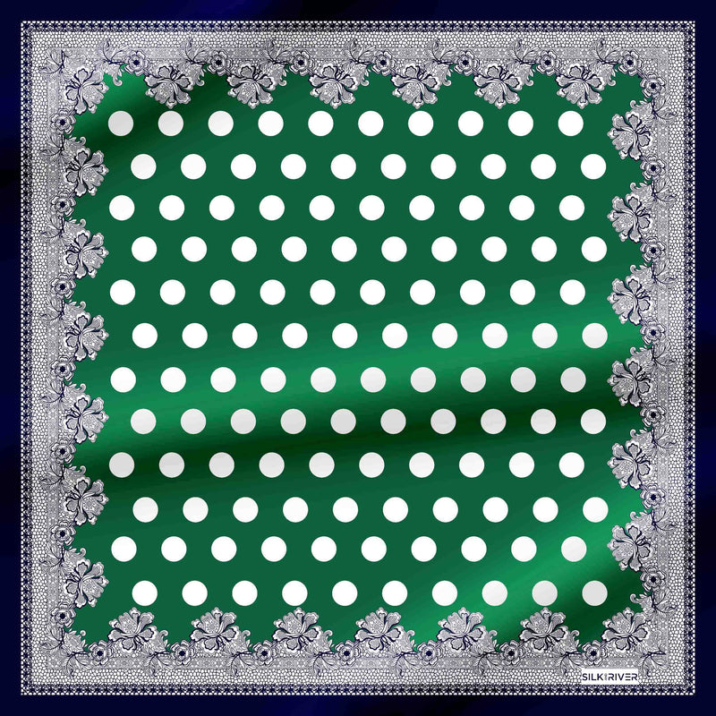 DOTTED & FLORAL GREEN